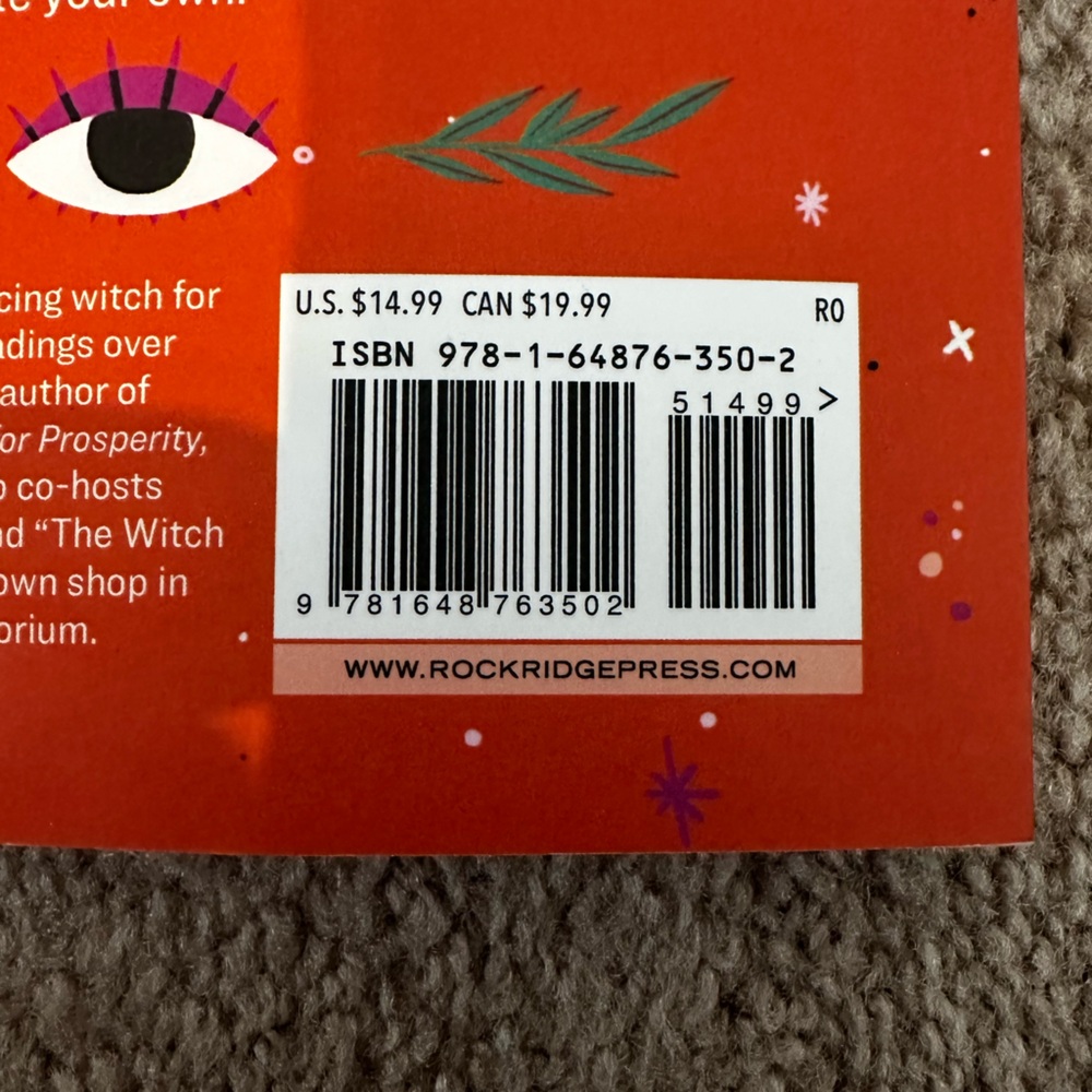 The Witch's Guide to Manifestation Book - Bright Orange Cover - Picture 3 of 4
